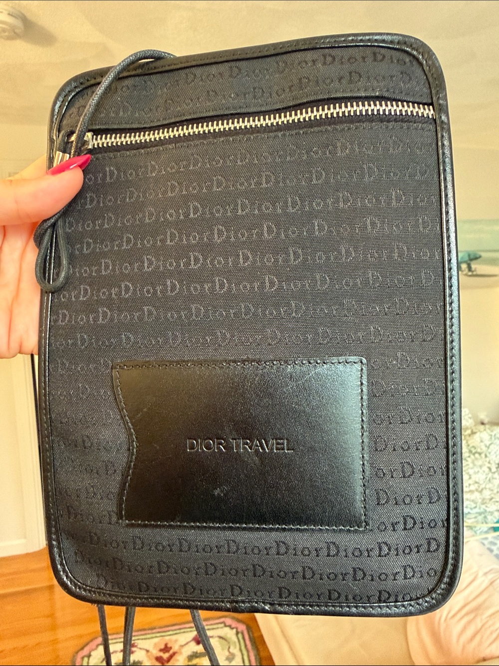 Vintage Dior Travel zip pouch/organizer bag